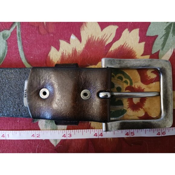 Levis Genuine Leather Belt 38/40 Adjustable With Metal Buckle - Picture 9 of 10